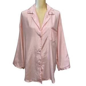 Victoria's Secret Vintage Gold Label Pajama Top Women L